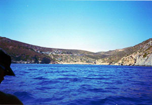 Panoramica della spiaggia di Mesachti